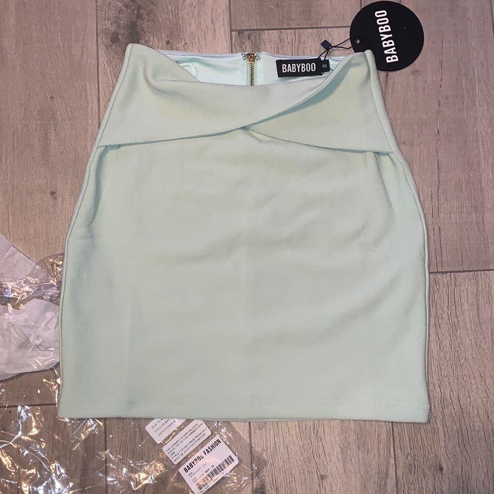 Babyboo Mint Mini Skirt
